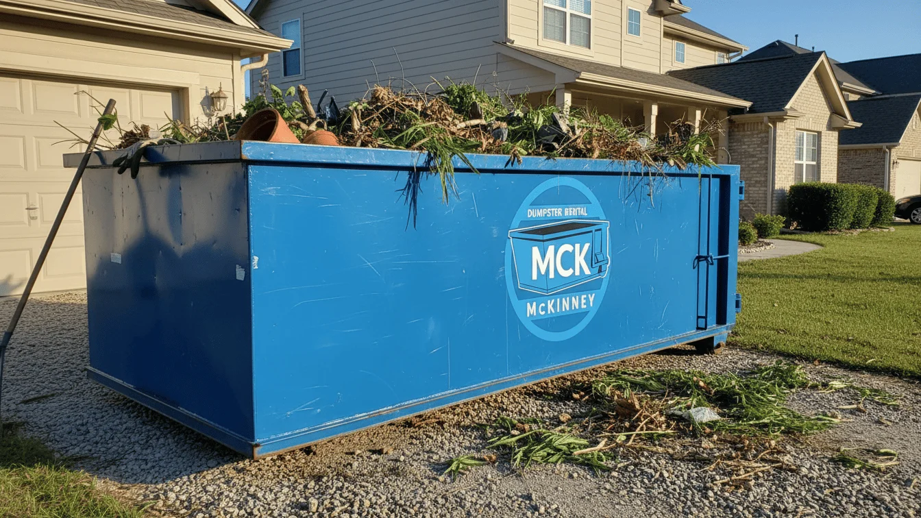 Yard Waste Dumpster Rental McKinney-img